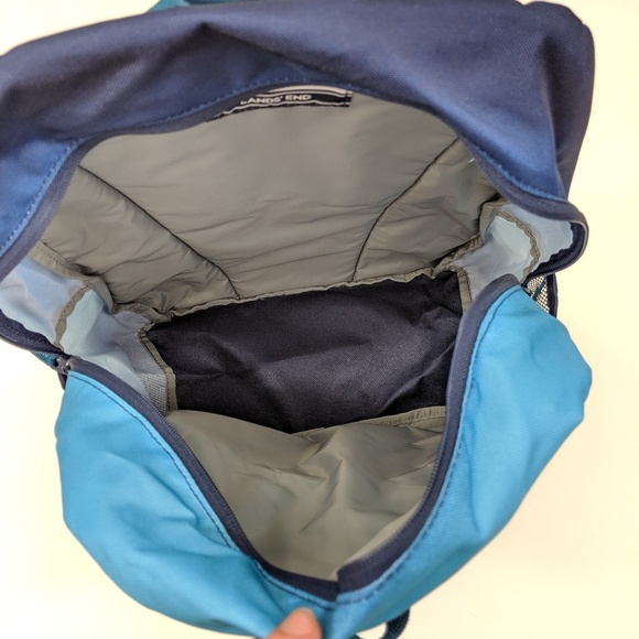 Lands End ClassMate Medium Backpack Deep Sea Ombre - Picture 6 of 8